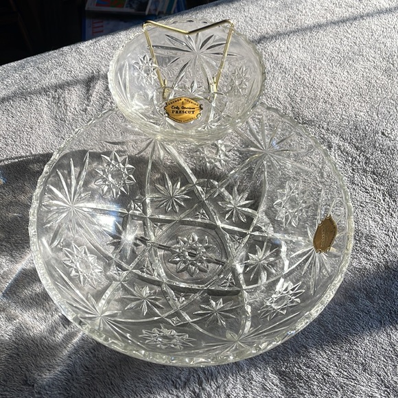 ✨ Vintage Anchor Hocking Chip & Dip Set ✨ Never Used ✨ - Picture 11 of 11